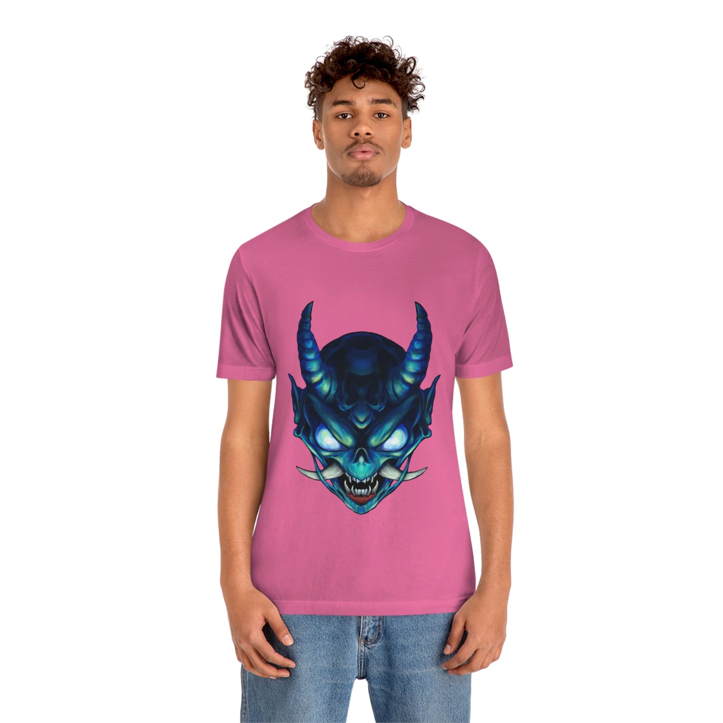 Blue Oni Unisex Jersey Short Sleeve Tee