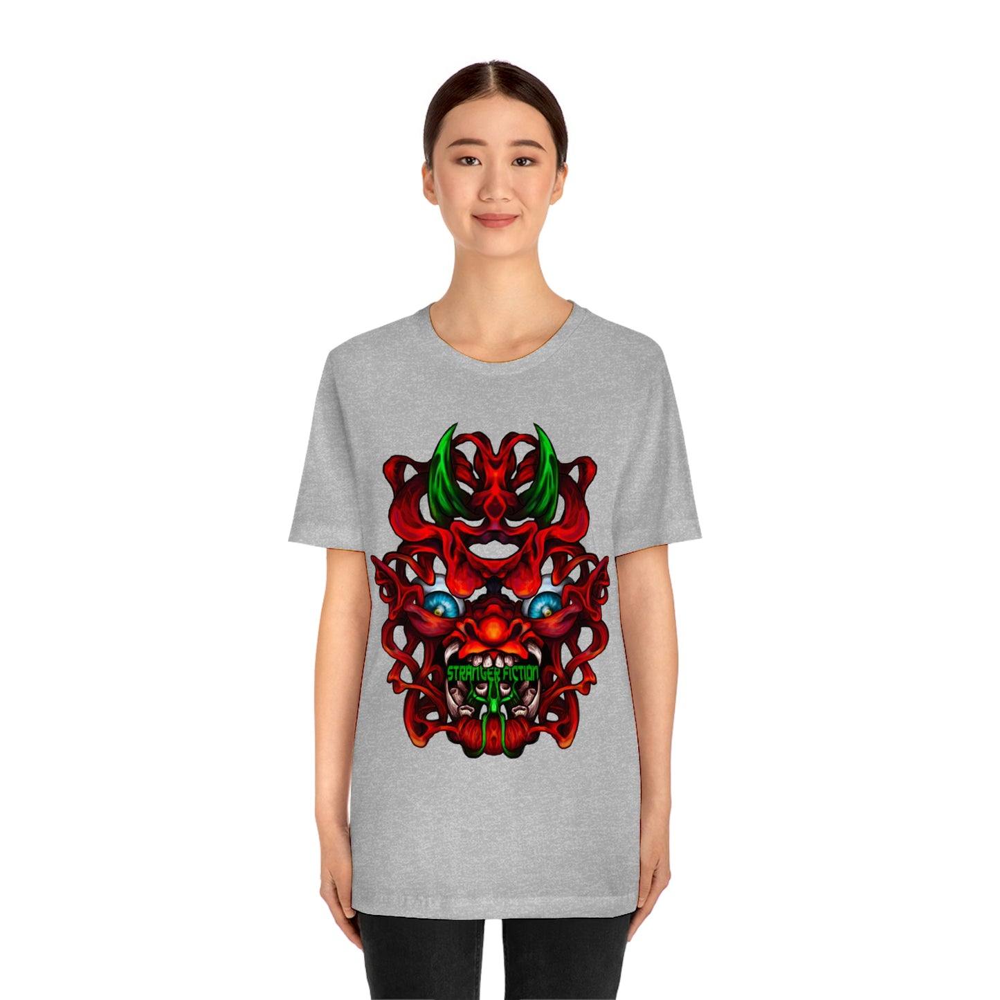 Red Oni  Unisex Jersey Short Sleeve Tee