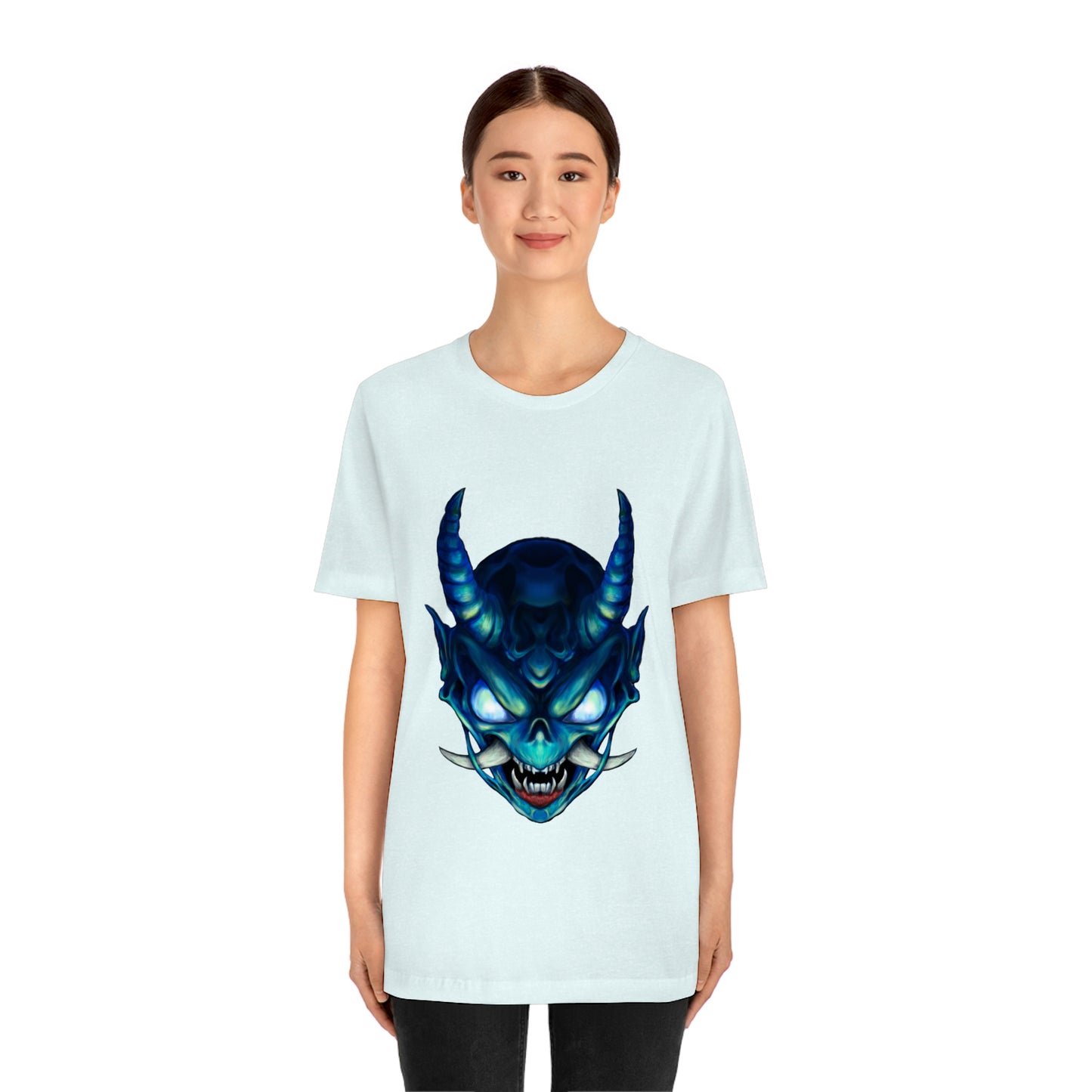 Blue Oni Unisex Jersey Short Sleeve Tee