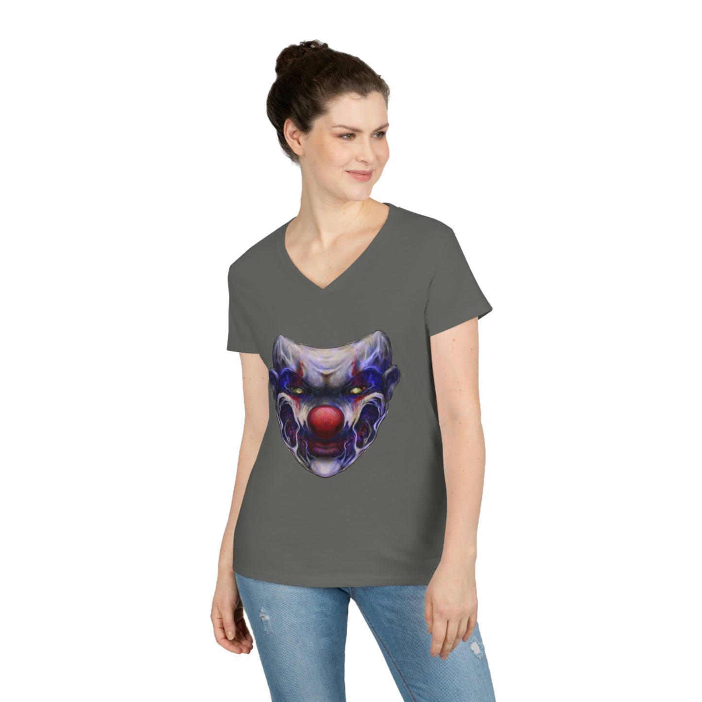 Giggles Ladies' V-Neck T-Shirt