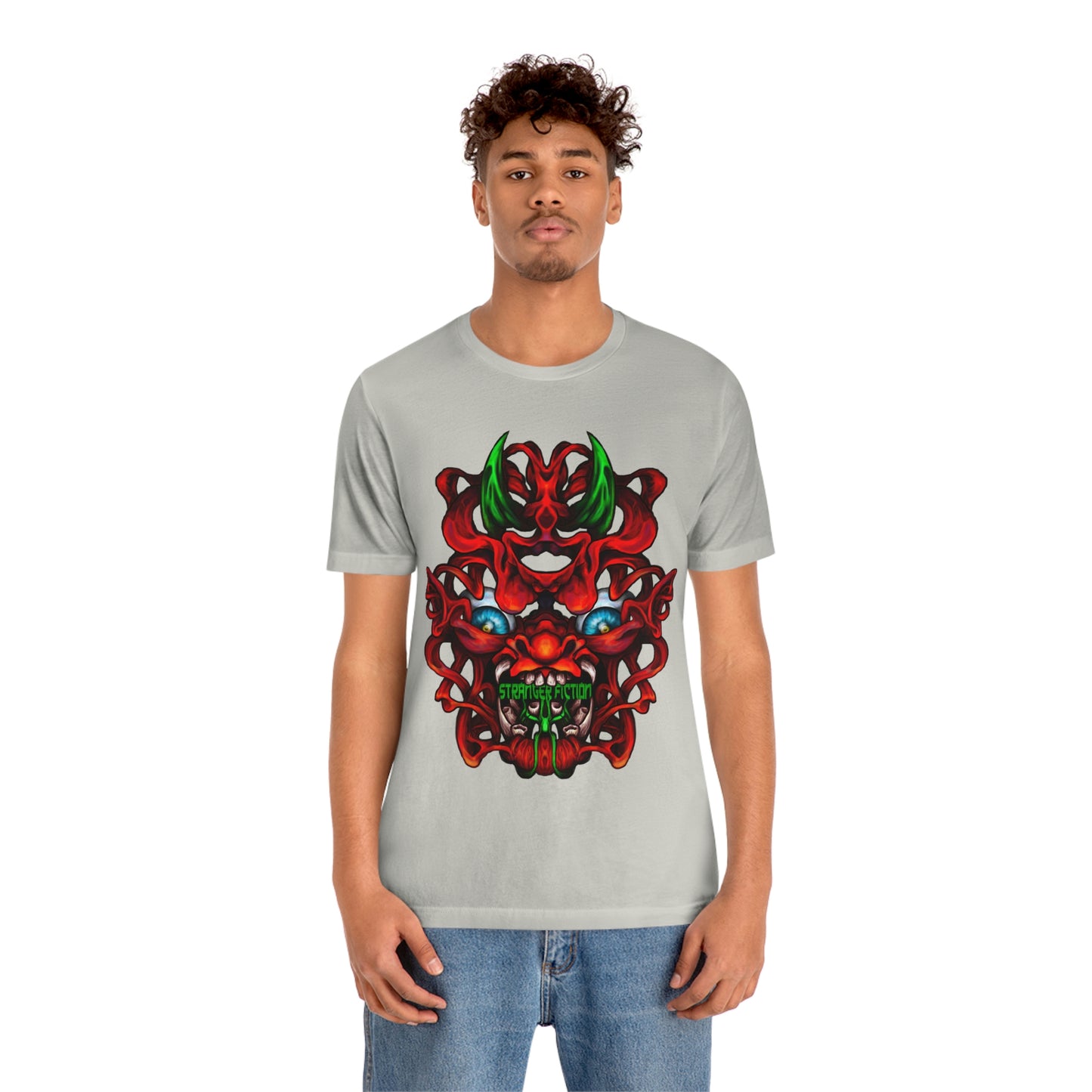 Red Oni  Unisex Jersey Short Sleeve Tee