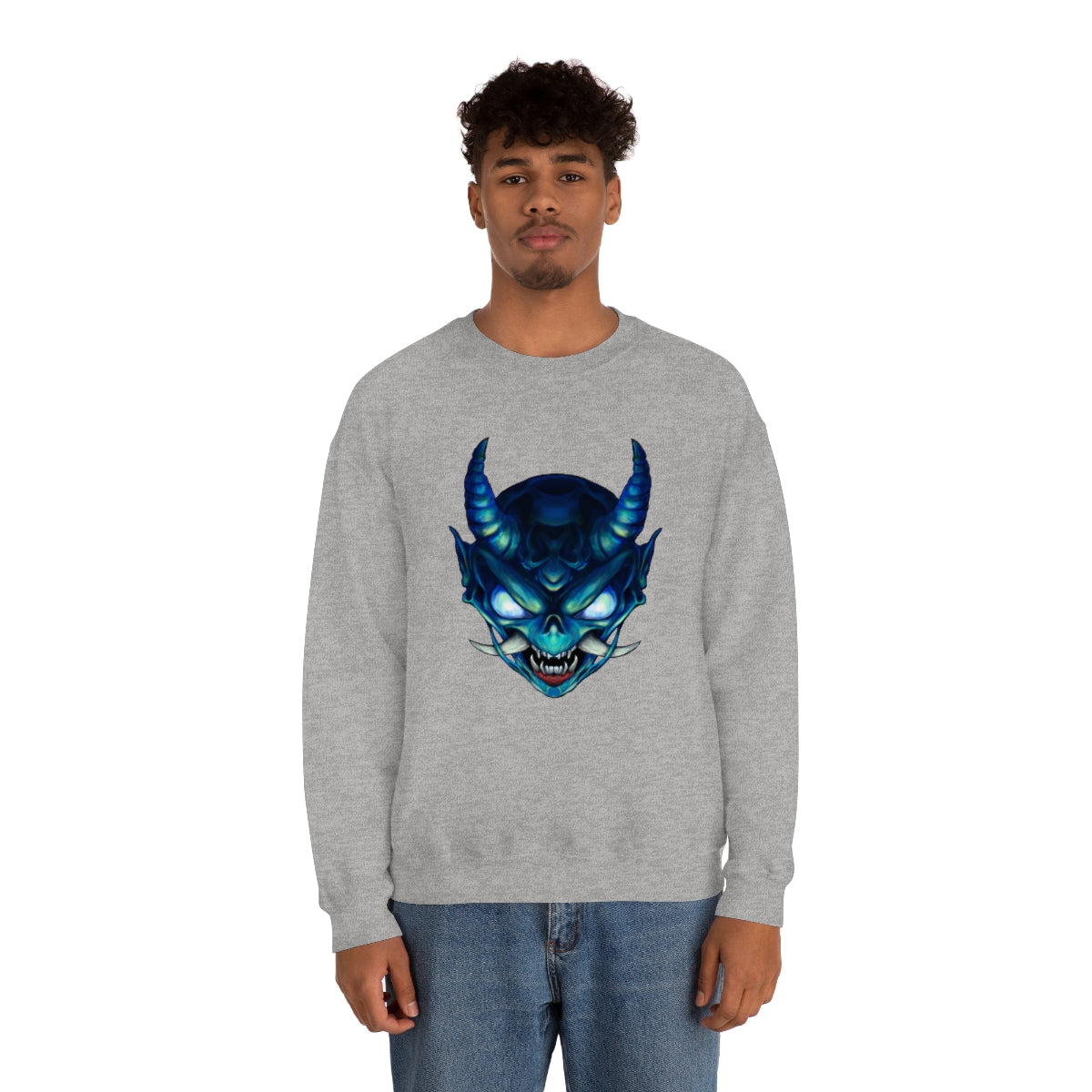 Blue Oni Unisex Heavy Blend™ Crewneck Sweatshirt