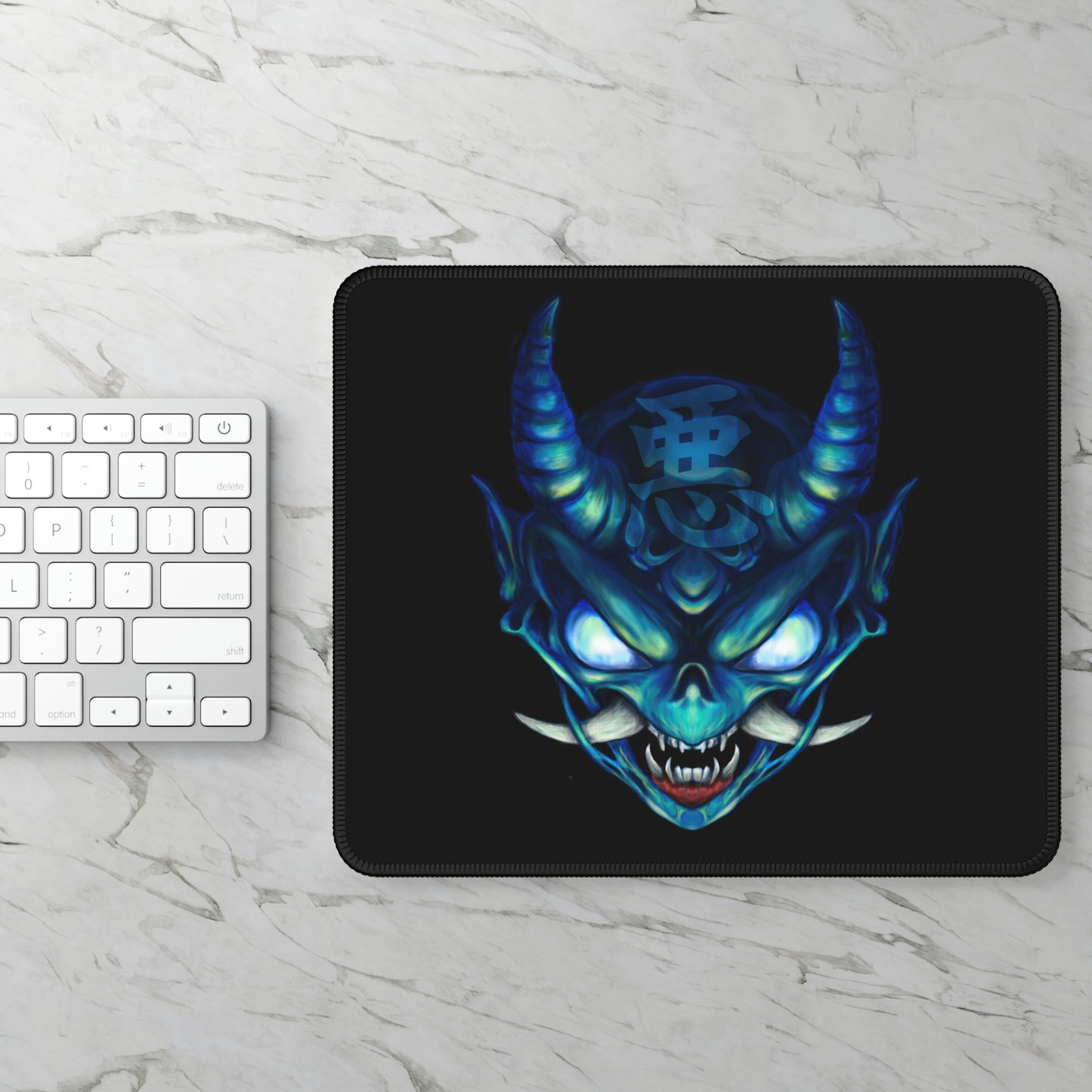 Blue Oni Gaming Mouse Pad