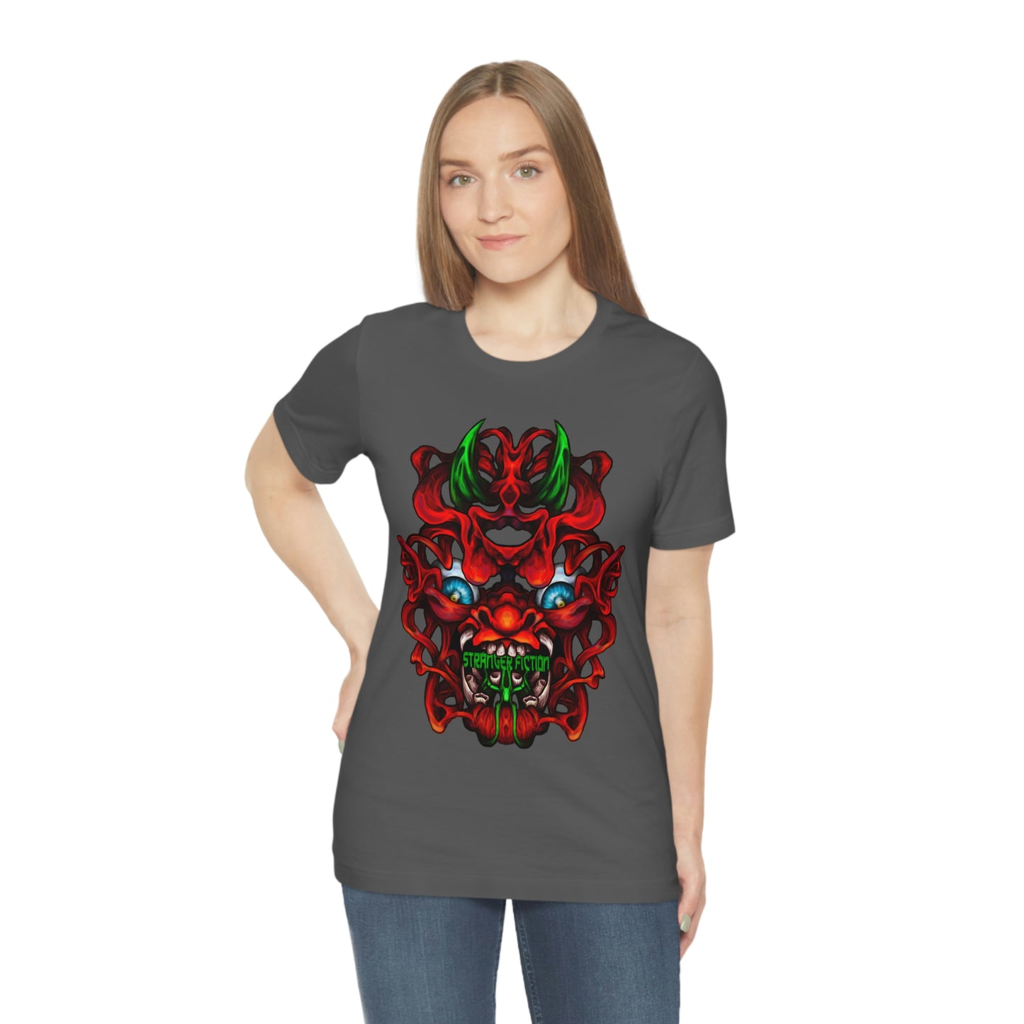 Red Oni  Unisex Jersey Short Sleeve Tee