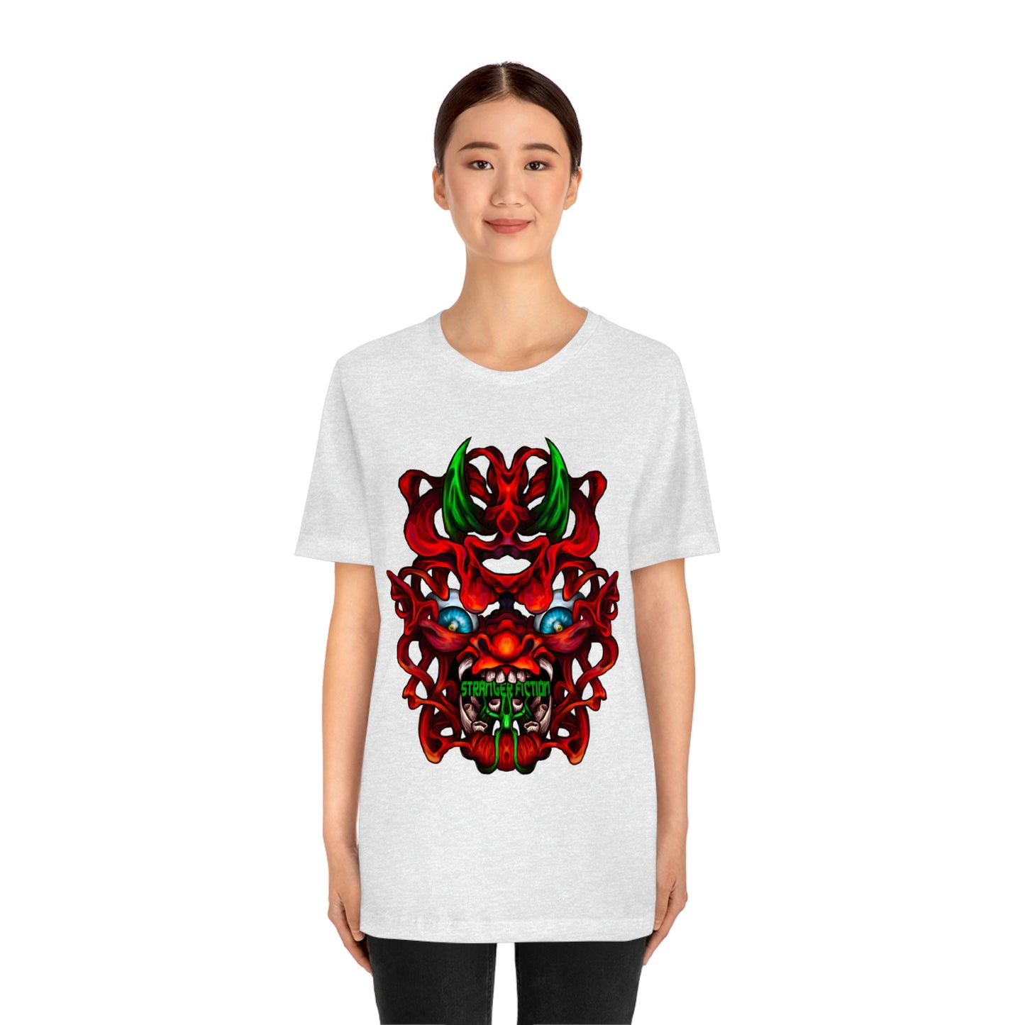 Red Oni  Unisex Jersey Short Sleeve Tee