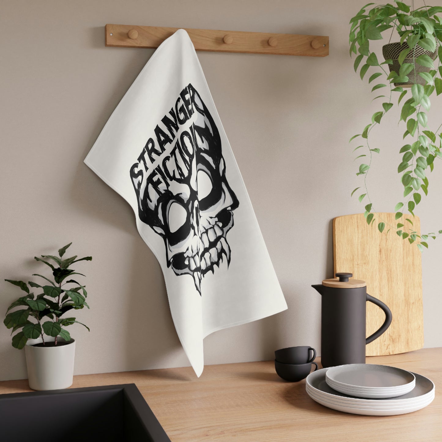 Skull Fiction Kitchen Towel