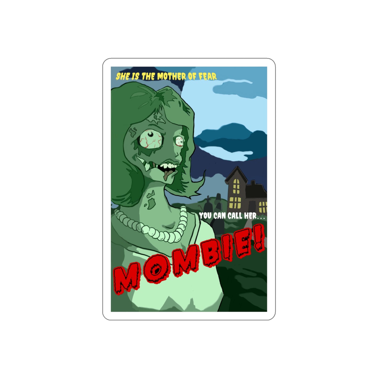 Mombie the Movie Die-Cut Stickers