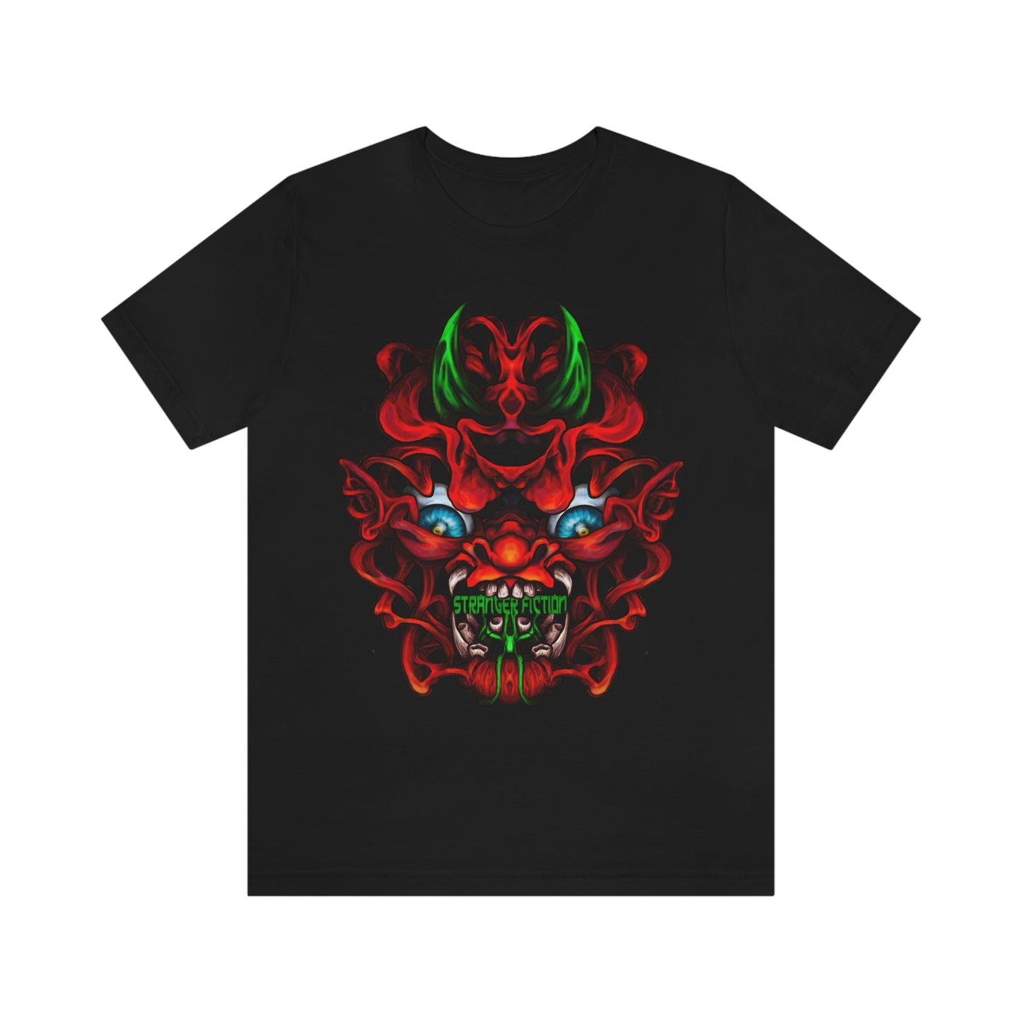 Red Oni  Unisex Jersey Short Sleeve Tee