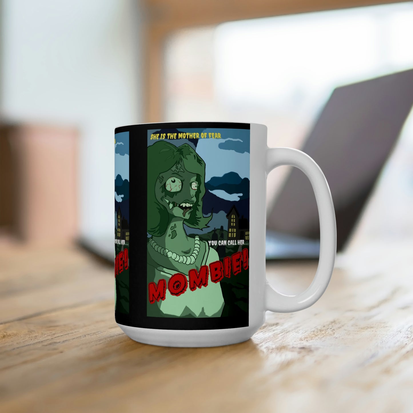 Mombie the Movie Ceramic Mug 15oz