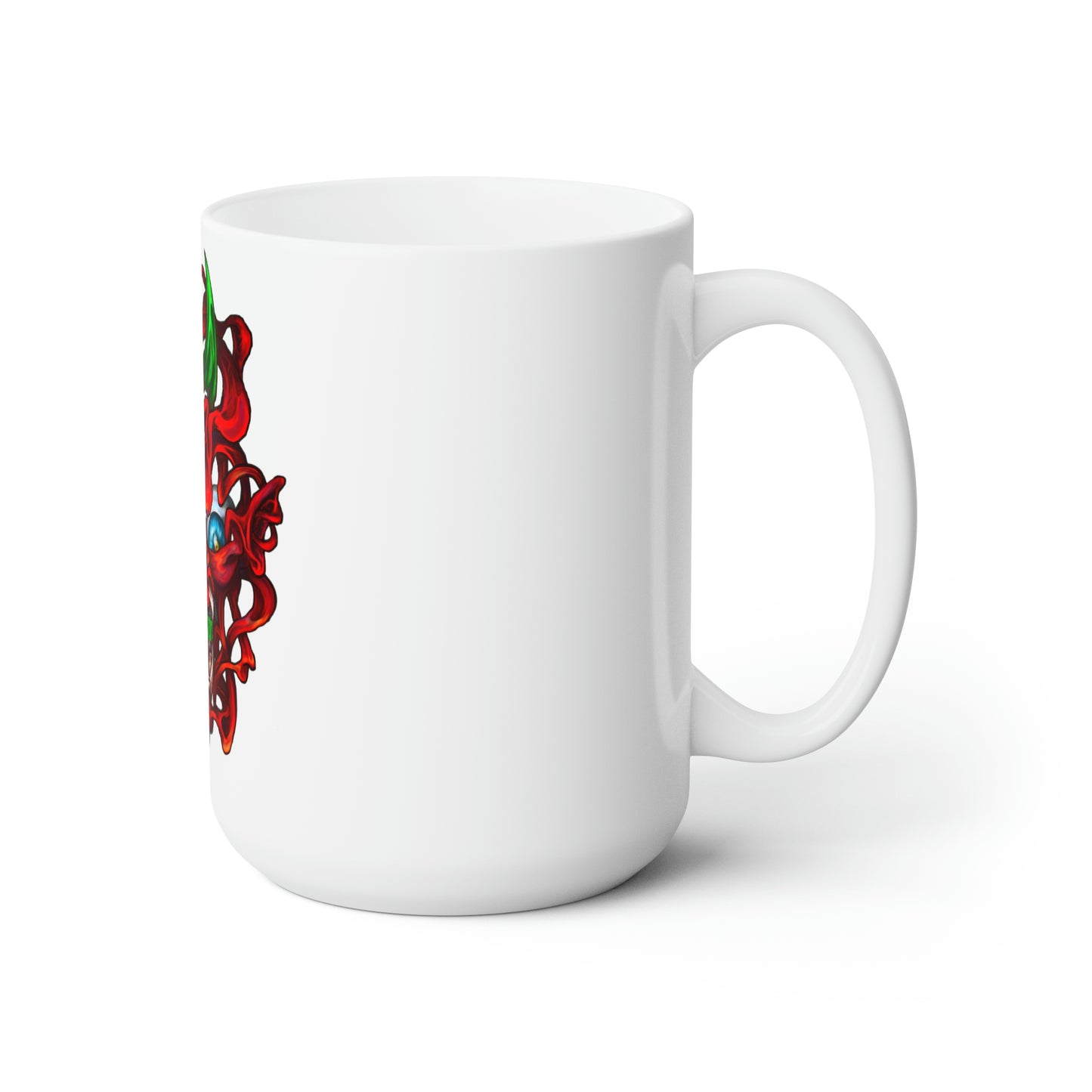 Red Oni Ceramic Mug 15oz