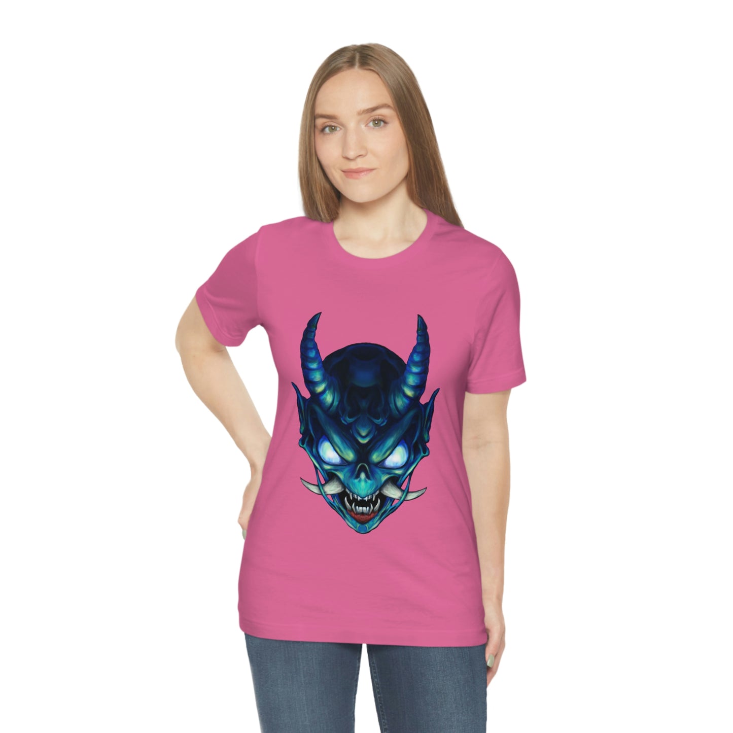 Blue Oni Unisex Jersey Short Sleeve Tee