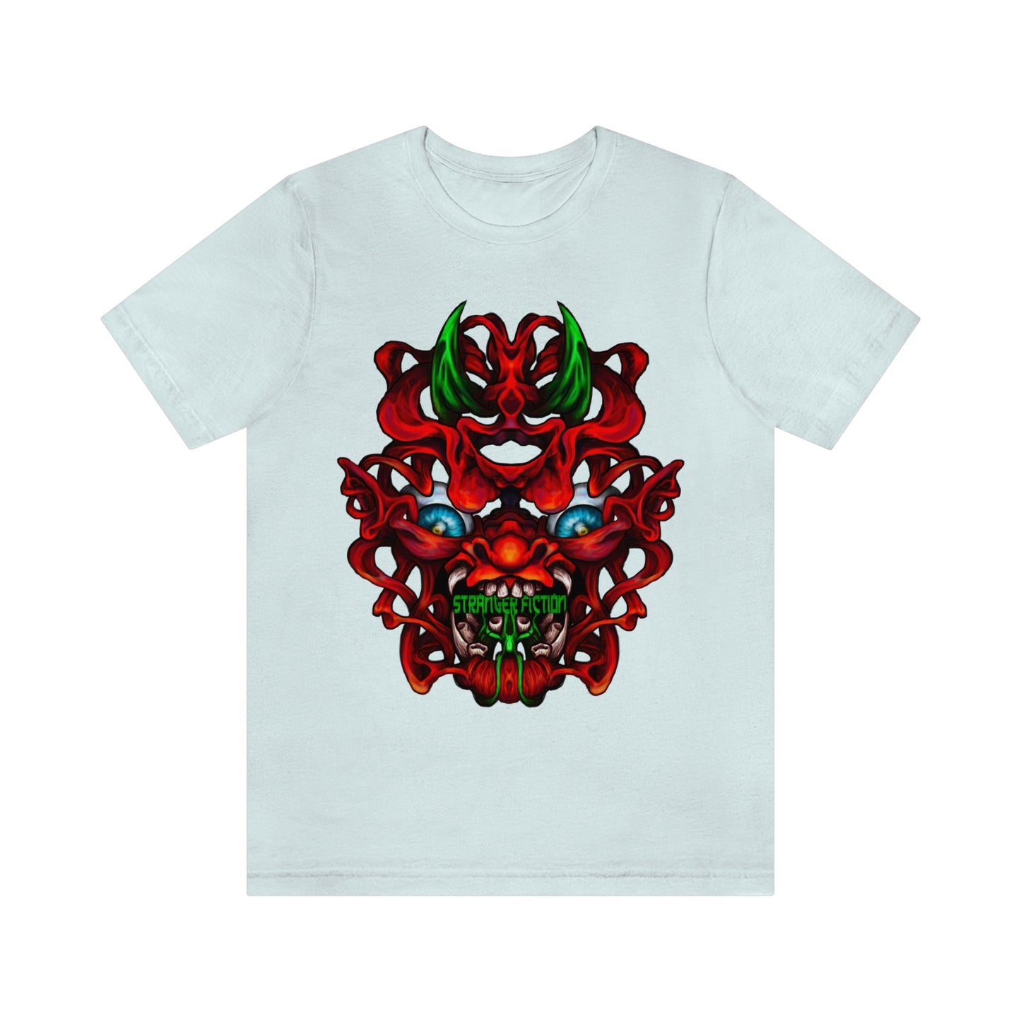 Red Oni  Unisex Jersey Short Sleeve Tee